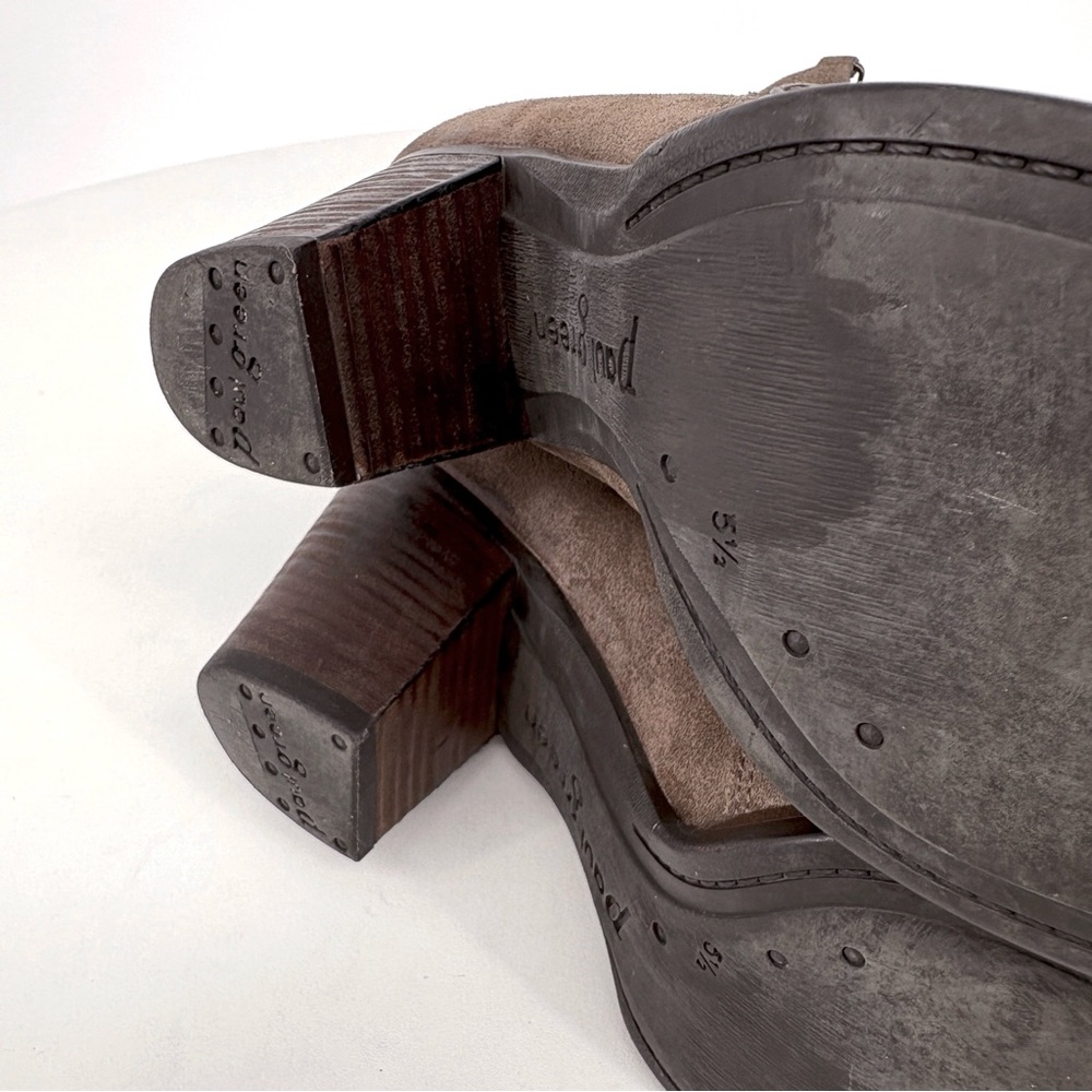 PAUL GREEN Sheridan Brown Nubuck Suede Ankle Boots 8 - Picture 10 of 15